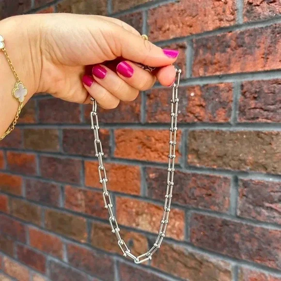 Graduated Link Gold STAINLESS STEEL Waterproof Necklace - Picture 10 of 16